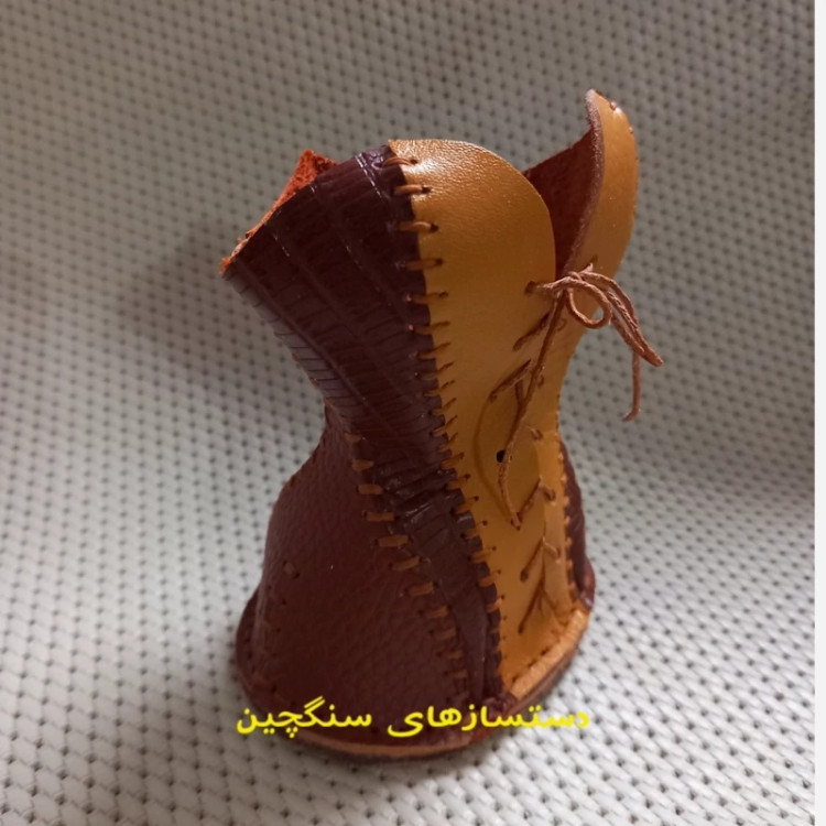جامدادی چرمی دکوراتیو جامدادی چرم طبیعی جای براش جای قلم